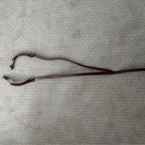 Brown Leather Suspenders